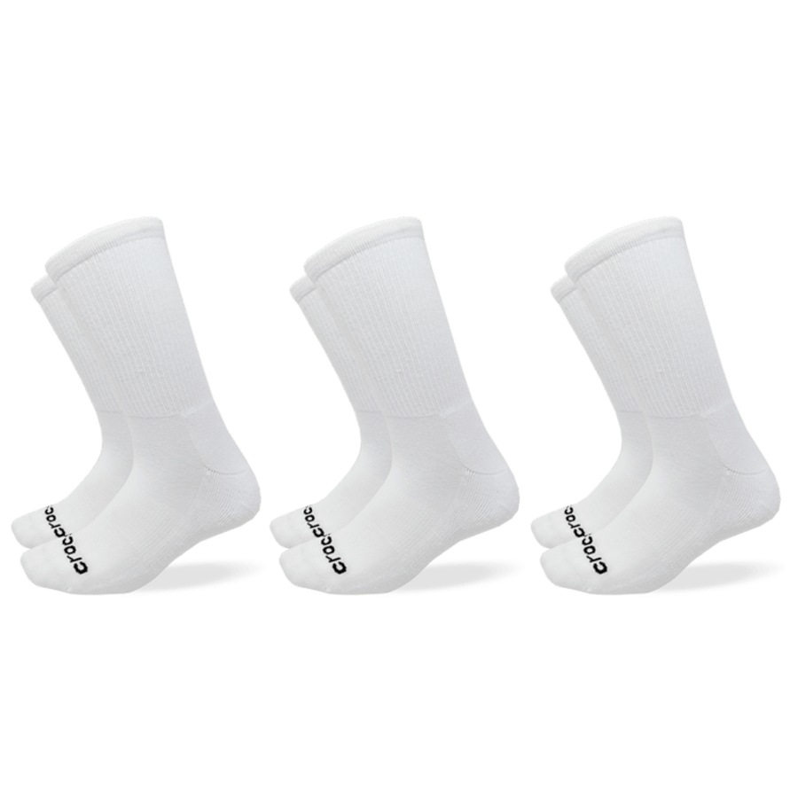 CrocsSocks Crew Texture Logo 3PK | Crocs Women / Kids