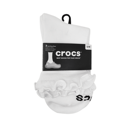 CrocsSocks Ruffle Ankle 3 PK | Crocs Women / Kids