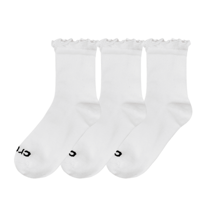 CrocsSocks Ruffle Ankle 3 PK | Crocs Women / Kids