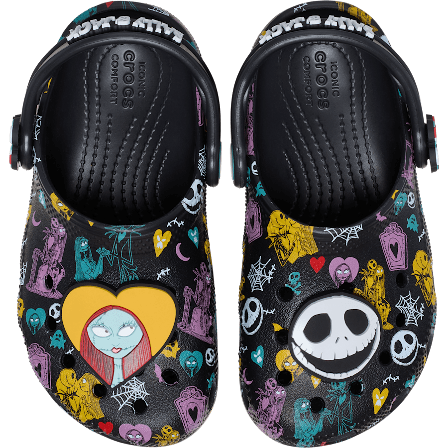 Toddlers’ Disney Tim Burton's The Nightmare Before Christmas Jack and Sally Classic Clog Kids