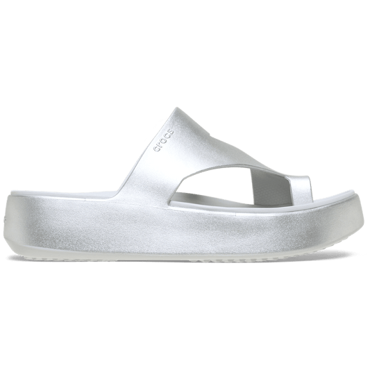 Getaway Metallic Platform Toe Loop | Crocs Women