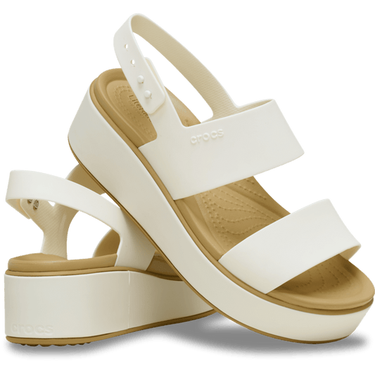 Brooklyn Matte Wrap Low Wedge | Crocs Women