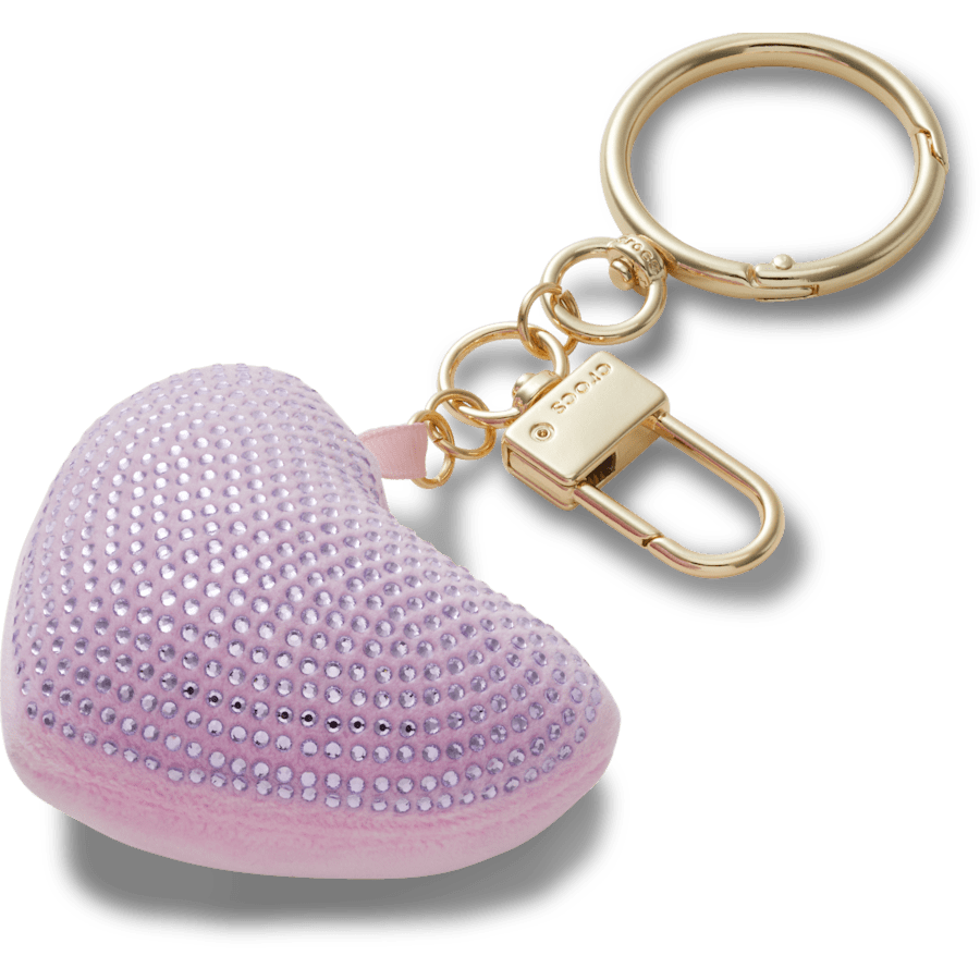 Plush Gem Heart Bag Charm | Crocs Women / Kids