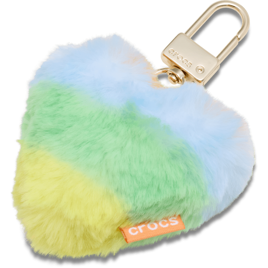 Plush Heart Bag Charm | Crocs Women / Kids
