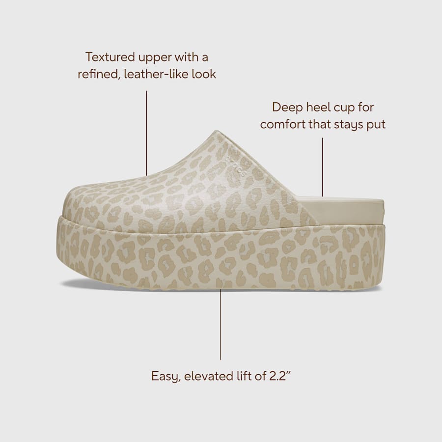 Dylan Platform Animal Clog | Crocs Women
