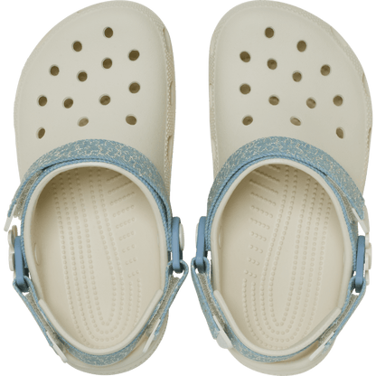 Kids’ Classic Denim Flower Adjustable Backstrap Clog | Crocs Kids
