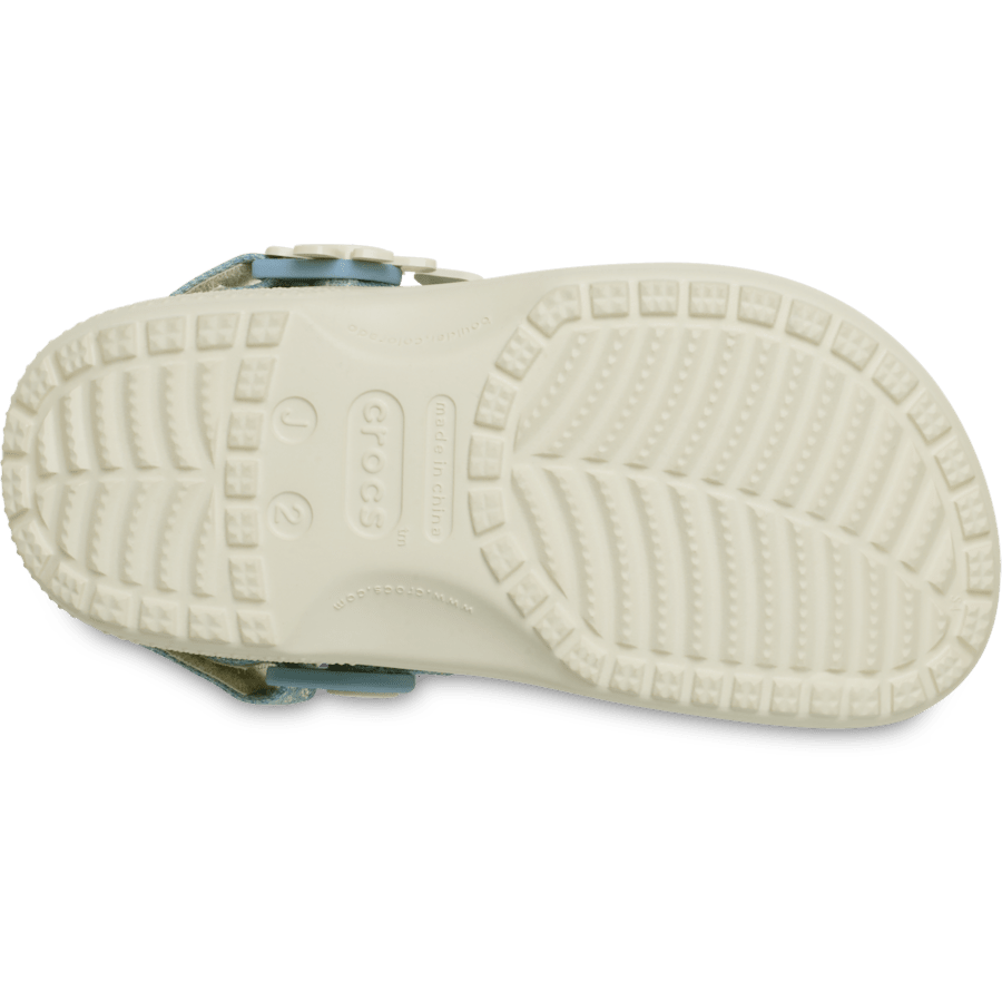 Kids’ Classic Denim Flower Adjustable Backstrap Clog | Crocs Kids