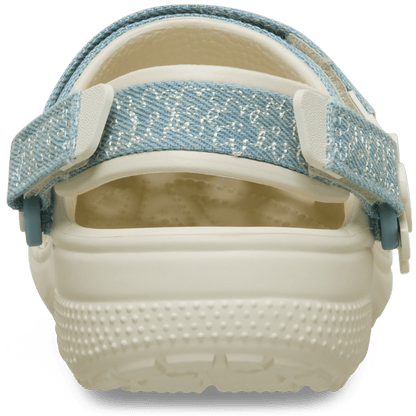 Kids’ Classic Denim Flower Adjustable Backstrap Clog | Crocs Kids
