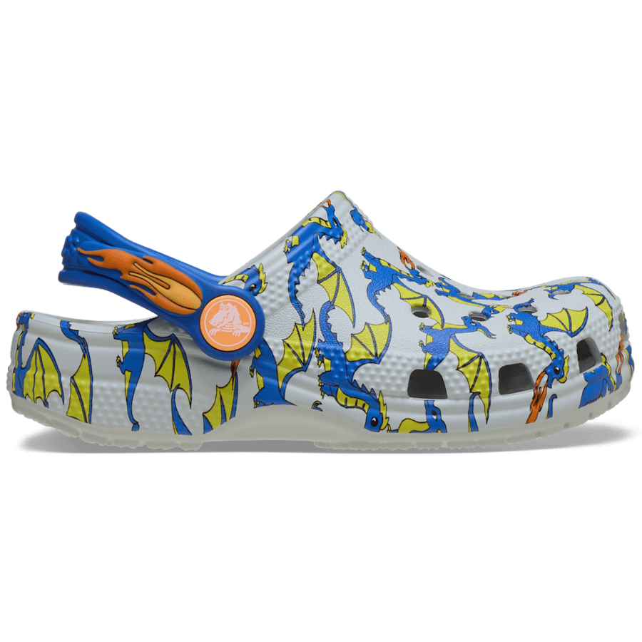 Toddler Classic Dragon Graphic Clog | Crocs Kids