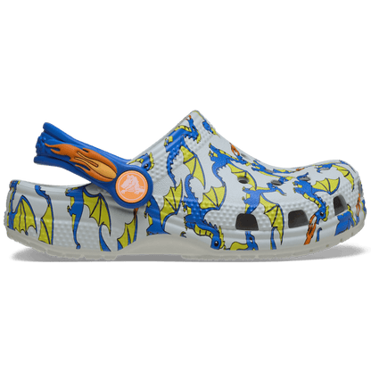 Toddler Classic Dragon Graphic Clog | Crocs Kids