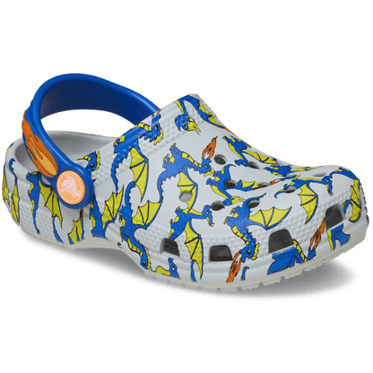 Toddler Classic Dragon Graphic Clog | Crocs Kids