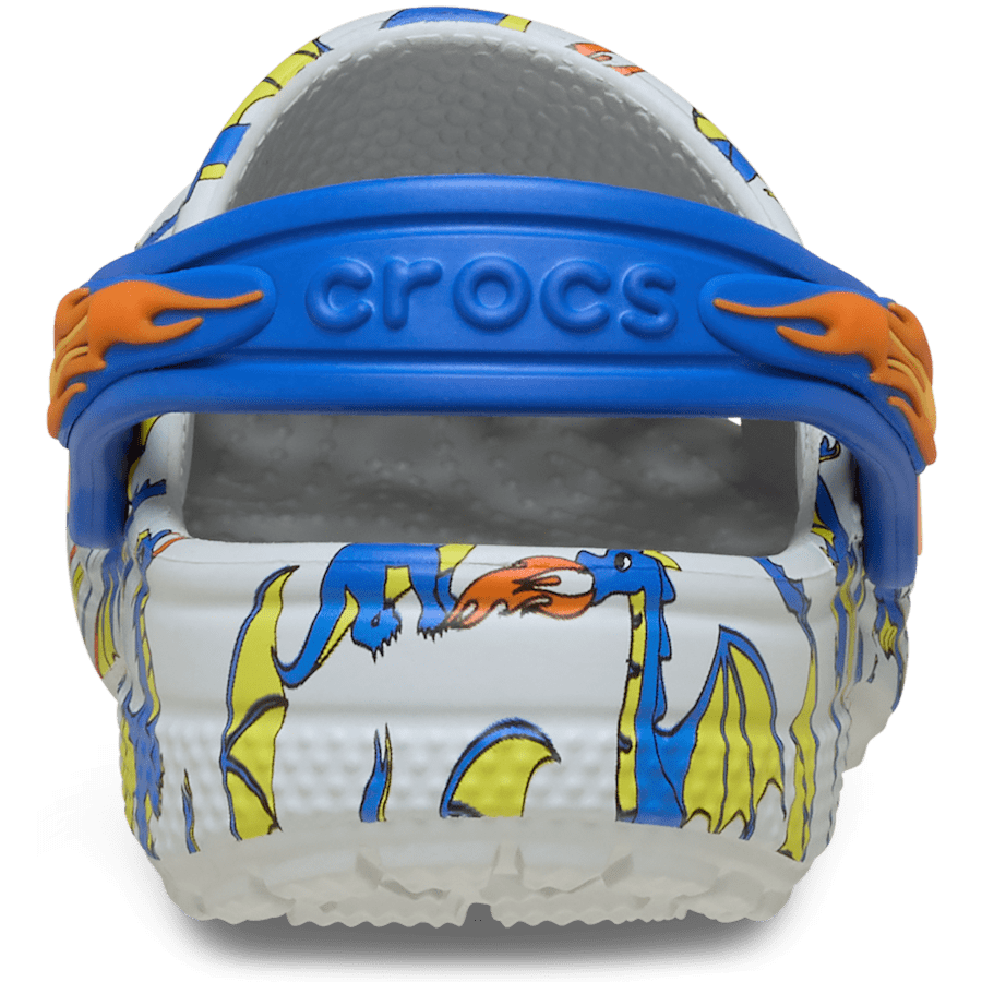Toddler Classic Dragon Graphic Clog | Crocs Kids