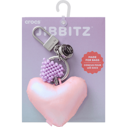 Double Heart Bag Charm | Crocs Women / Kids