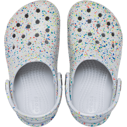 Toddler Classic Glow Paint Splatter Clog | Crocs Kids
