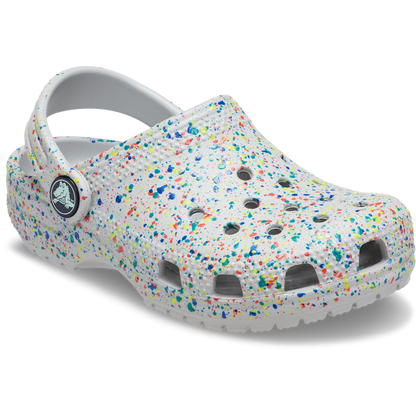 Toddler Classic Glow Paint Splatter Clog | Crocs Kids