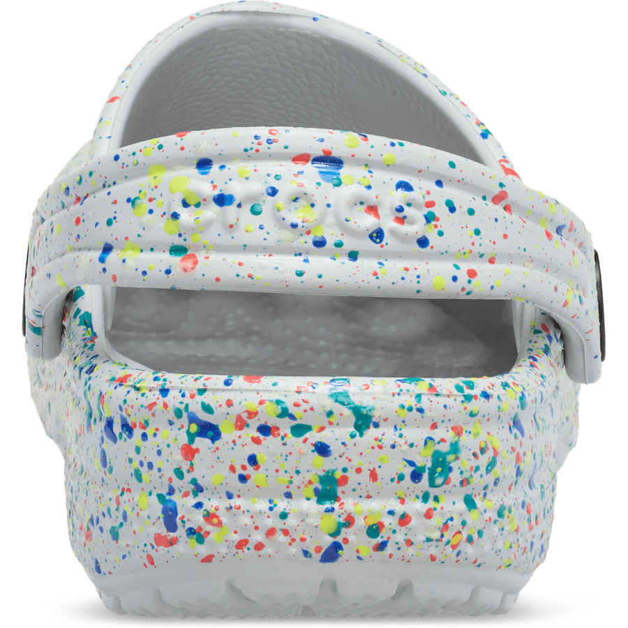Toddler Classic Glow Paint Splatter Clog | Crocs Kids