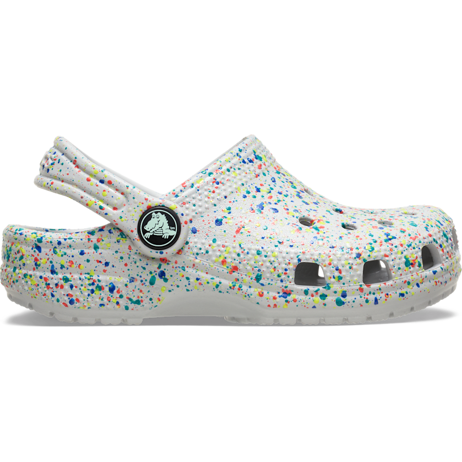 Toddler Classic Glow Paint Splatter Clog | Crocs Kids