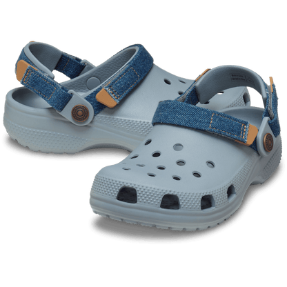 Kids' Classic Denim Adjustable Backstrap Clog | Crocs Kids
