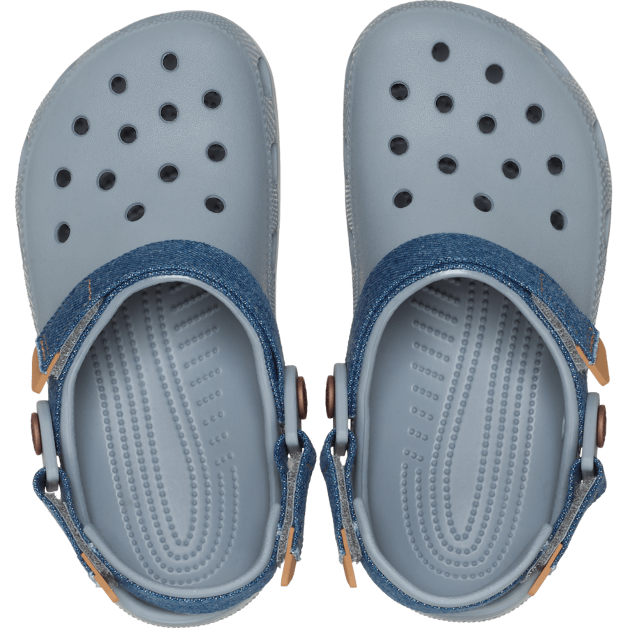 Kids' Classic Denim Adjustable Backstrap Clog | Crocs Kids
