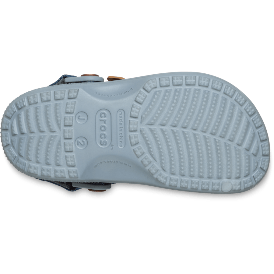 Kids' Classic Denim Adjustable Backstrap Clog | Crocs Kids