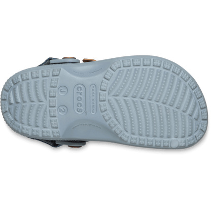 Kids' Classic Denim Adjustable Backstrap Clog | Crocs Kids