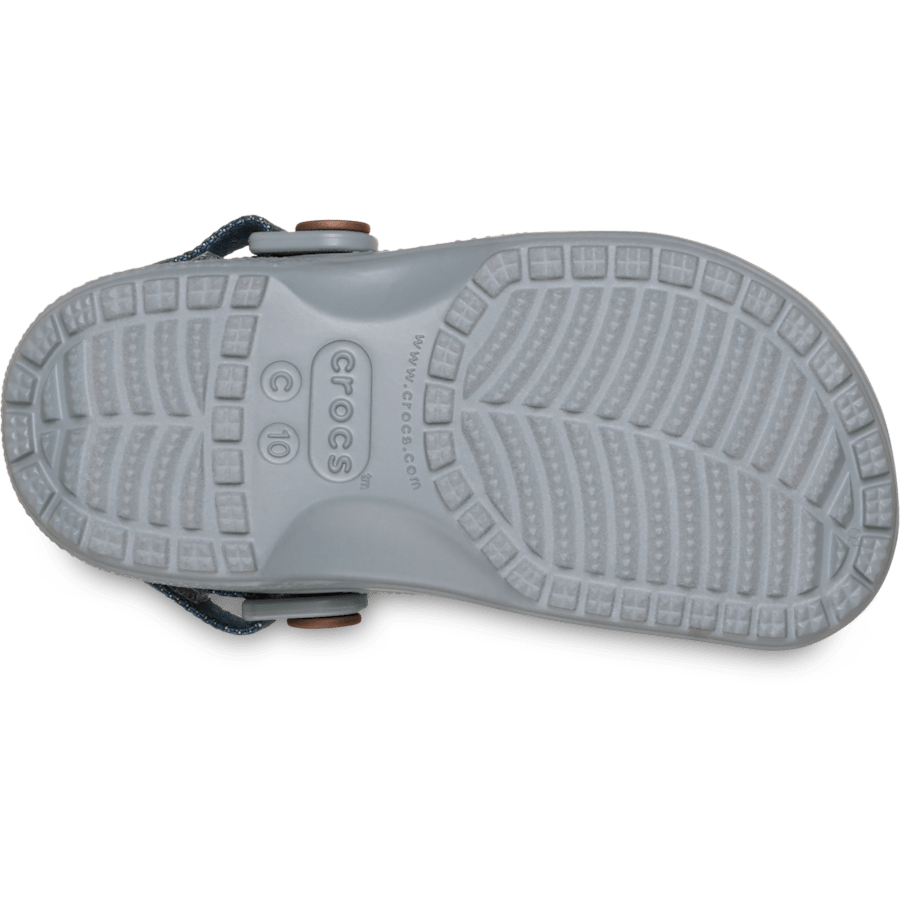 Toddler Classic Denim Adjustable Backstrap Clog | Crocs Kids