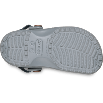 Toddler Classic Denim Adjustable Backstrap Clog | Crocs Kids