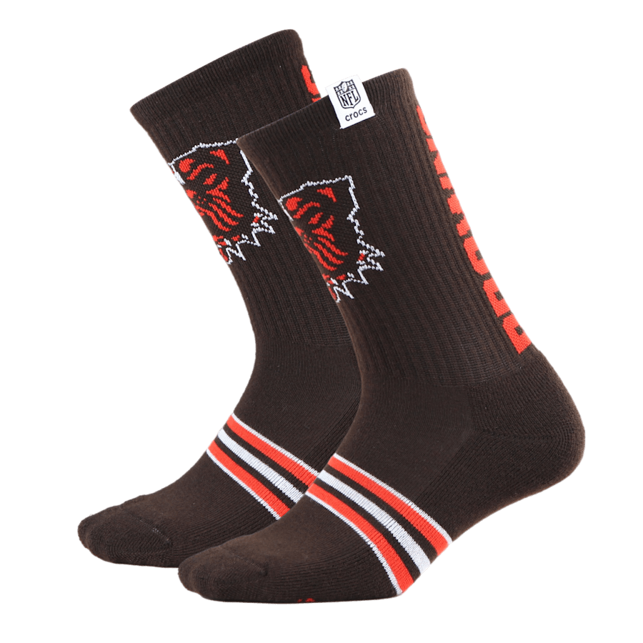NFL Cleveland Browns Crocs Socks | Crocs Men