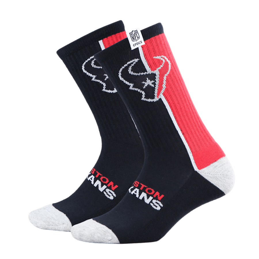 NFL Houston Texans Crocs Socks Men