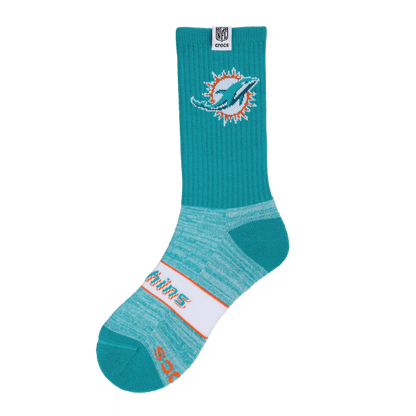 NFL Miami Dolphins Crocs Socks | Crocs Men