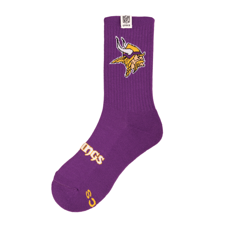 NFL Minnesota Vikings Crocs Socks | Crocs Men