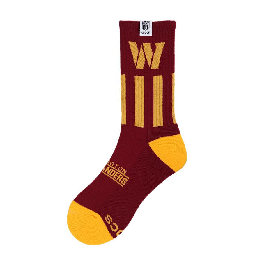 NFL Washington Commanders Crocs Socks | Crocs Men
