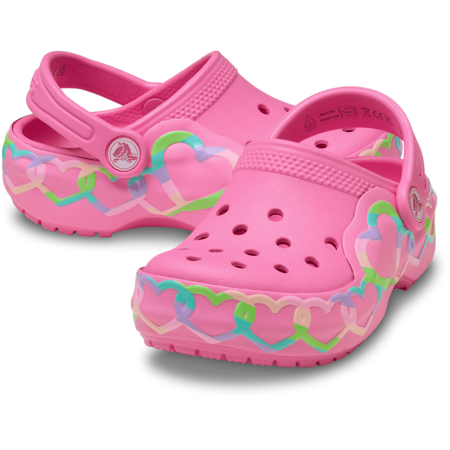 Toddler Classic Heart Lights Clog | Crocs Kids