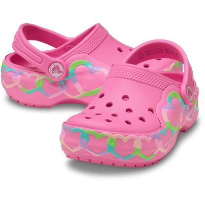 Toddler Classic Heart Lights Clog | Crocs Kids