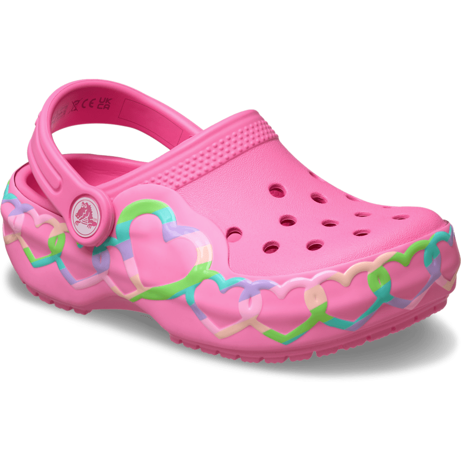 Toddler Classic Heart Lights Clog | Crocs Kids