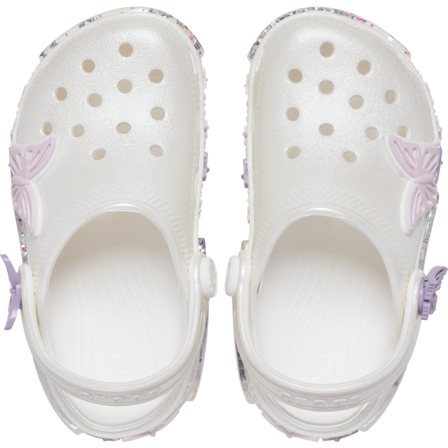 Toddler Classic Butterfly Sparkle Shaker Clog | Crocs Kids