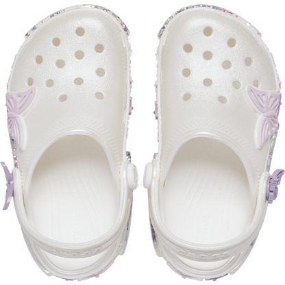 Toddler Classic Butterfly Sparkle Shaker Clog | Crocs Kids