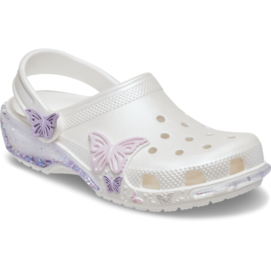 Toddler Classic Butterfly Sparkle Shaker Clog | Crocs Kids