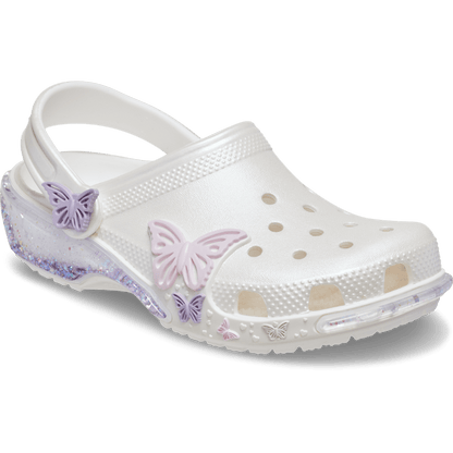 Toddler Classic Butterfly Sparkle Shaker Clog | Crocs Kids