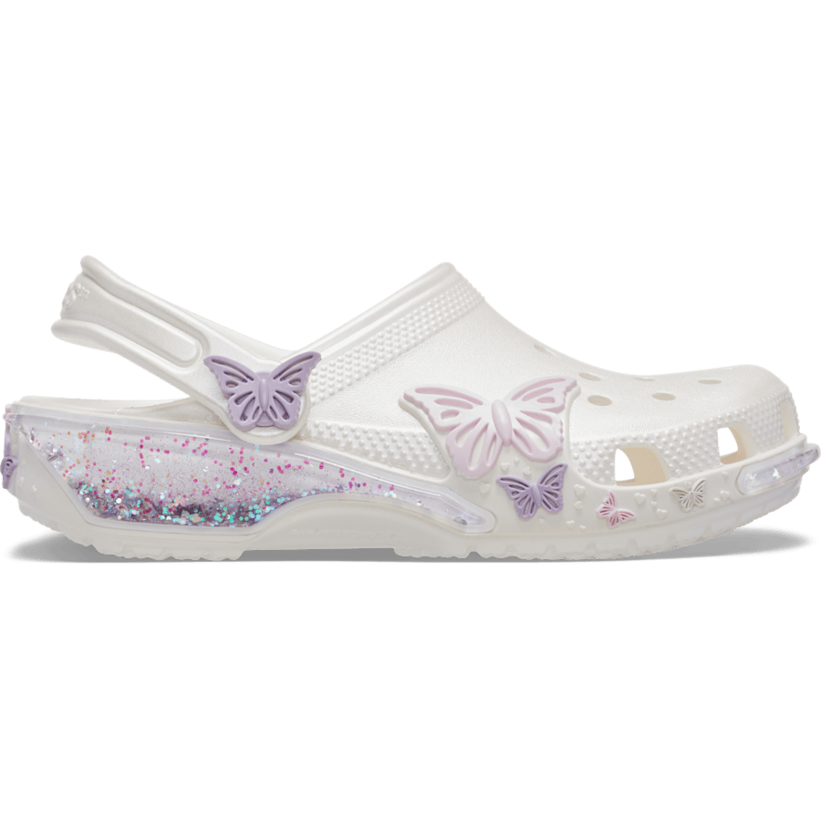 Toddler Classic Butterfly Sparkle Shaker Clog | Crocs Kids