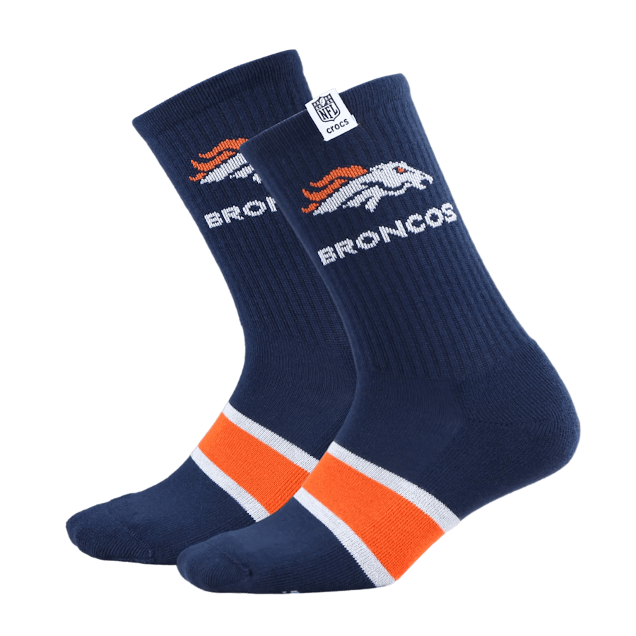 NFL Denver Broncos Crocs Socks Men