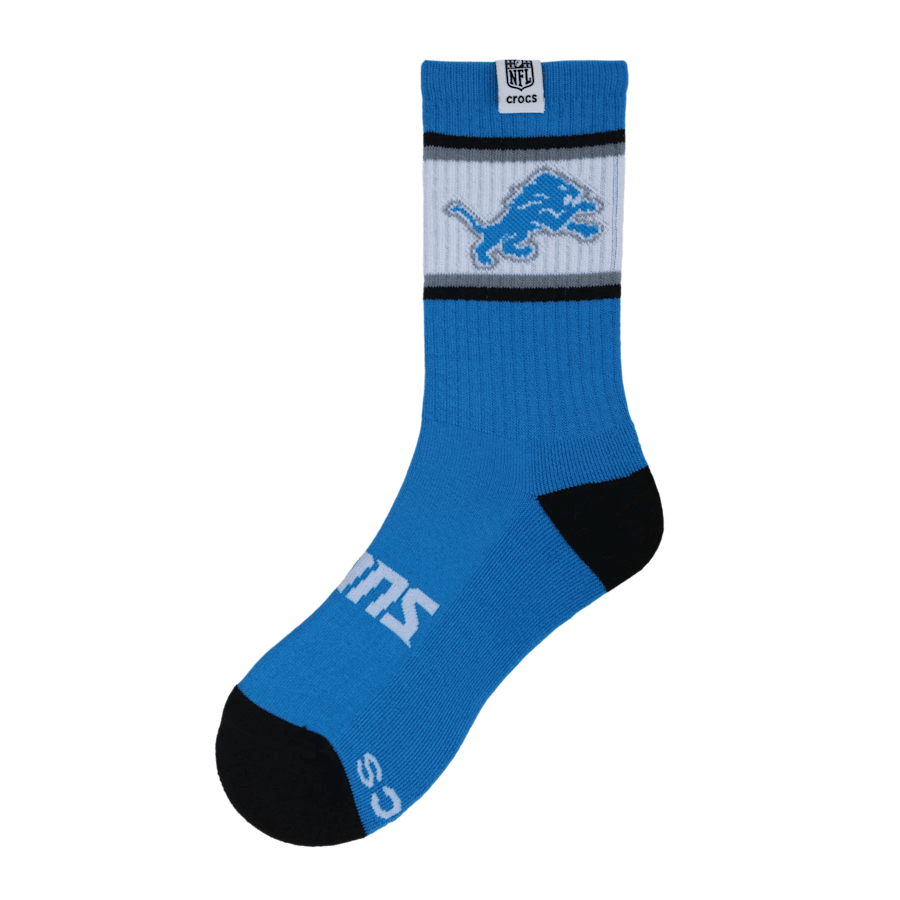 NFL Detroit Lions Crocs Socks Men