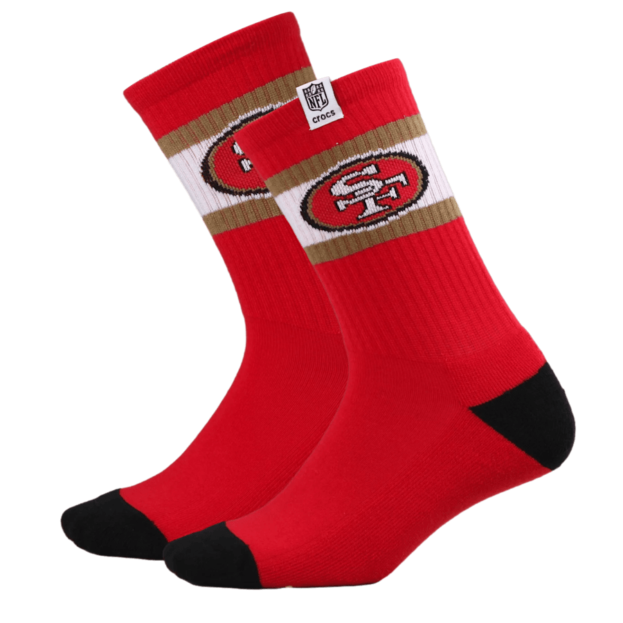 NFL San Francisco 49ers Crocs Socks | Crocs Men