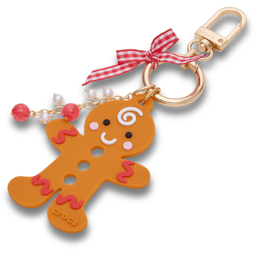 Gingerbread Man Bag Charm | Crocs Women / Kids