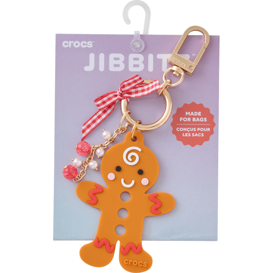 Gingerbread Man Bag Charm | Crocs Women / Kids