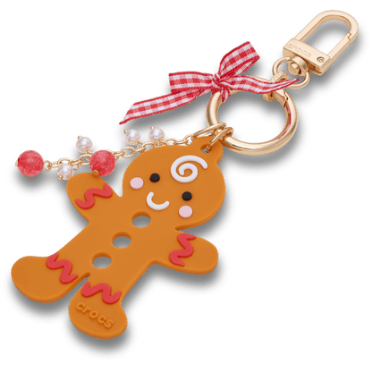 Gingerbread Man Bag Charm | Crocs Women / Kids